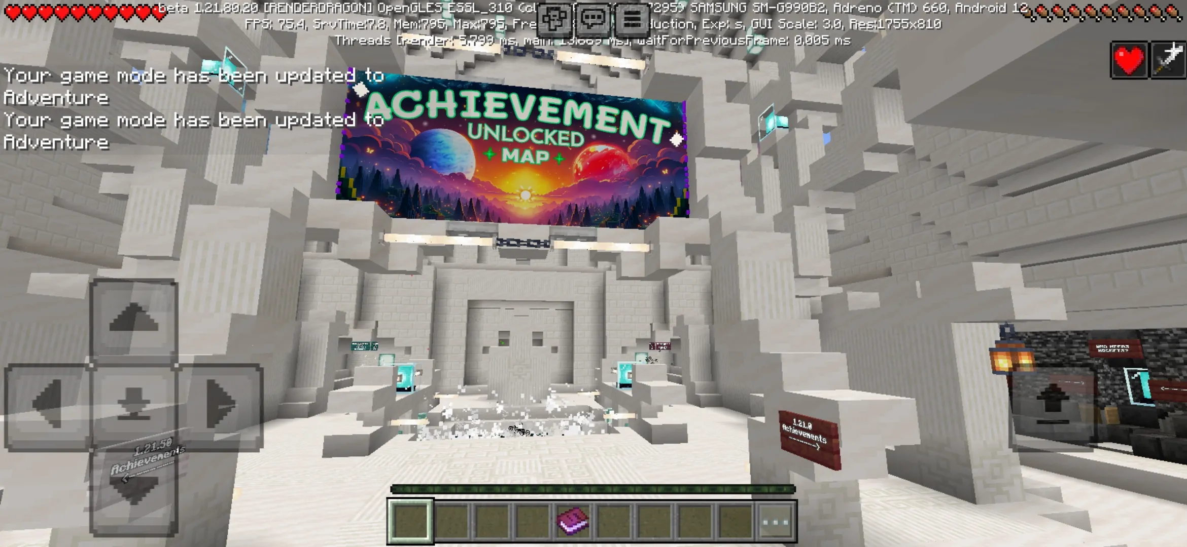 Achievement Map for Minecraft PE