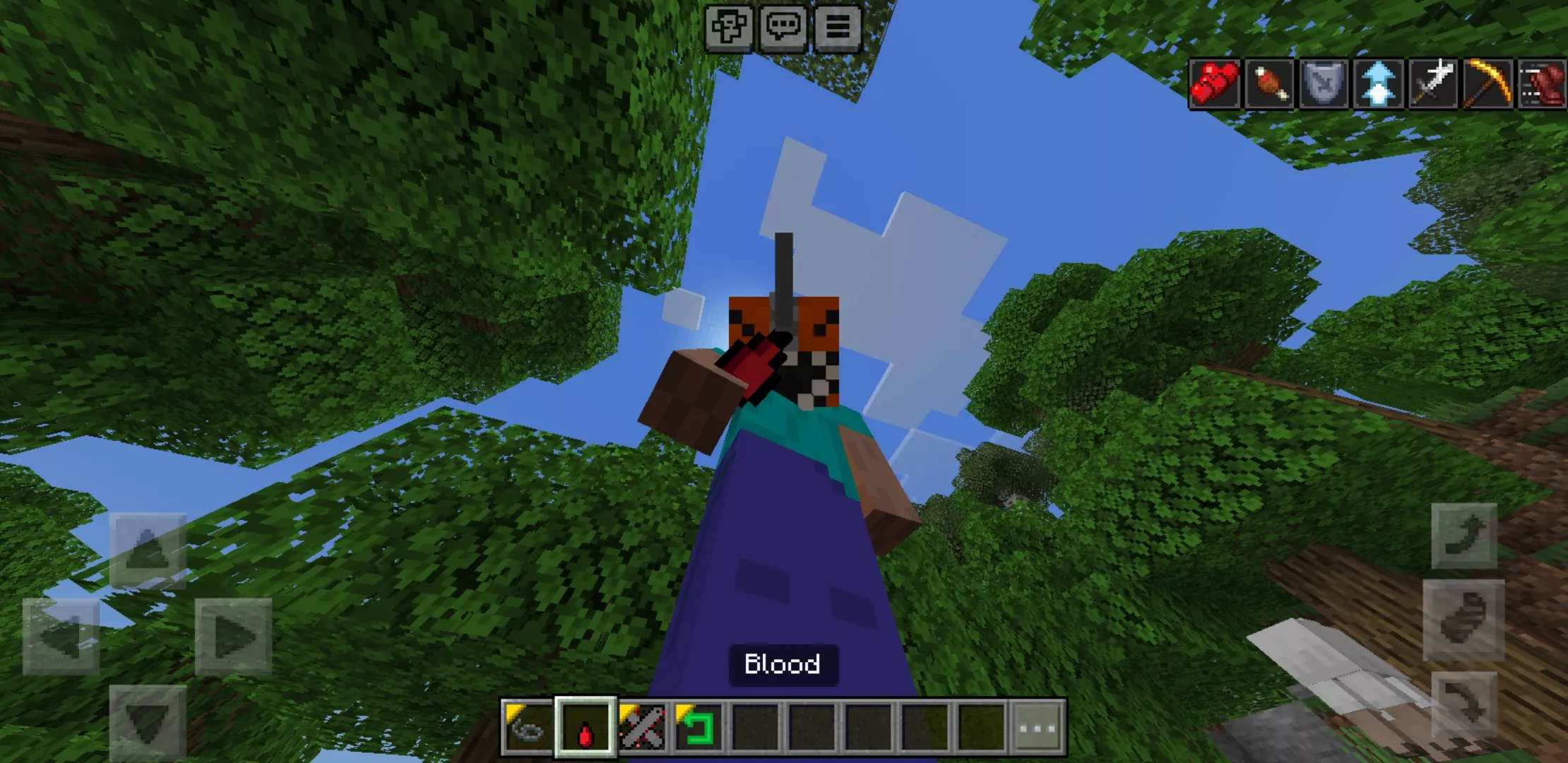 Blood from Chainsaw Man Mod for Minecraft PE