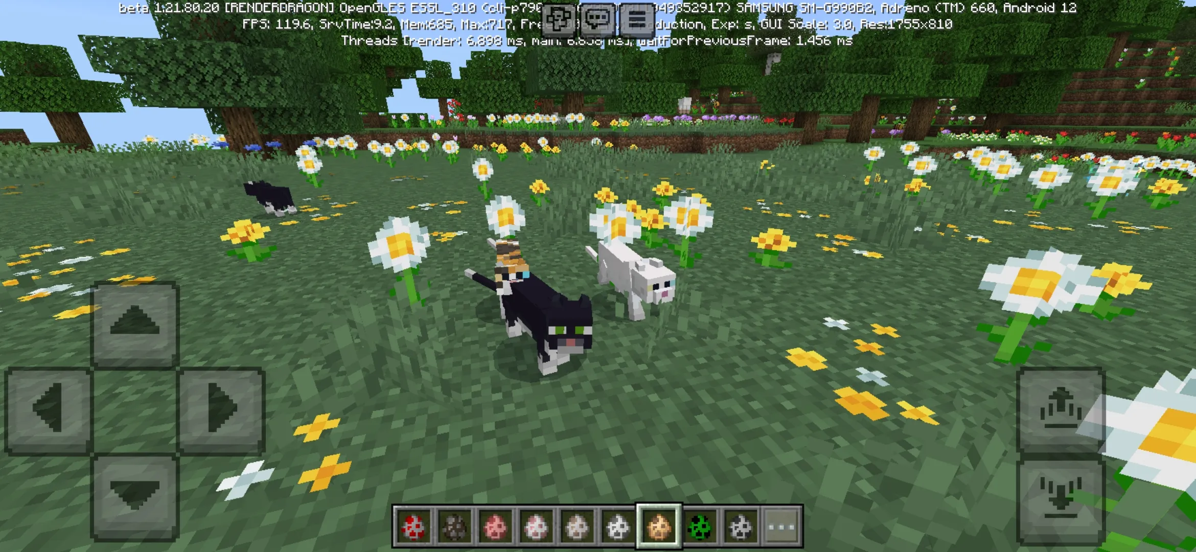 Cats from Fresh Animations Texture Pack for Minecraft PE