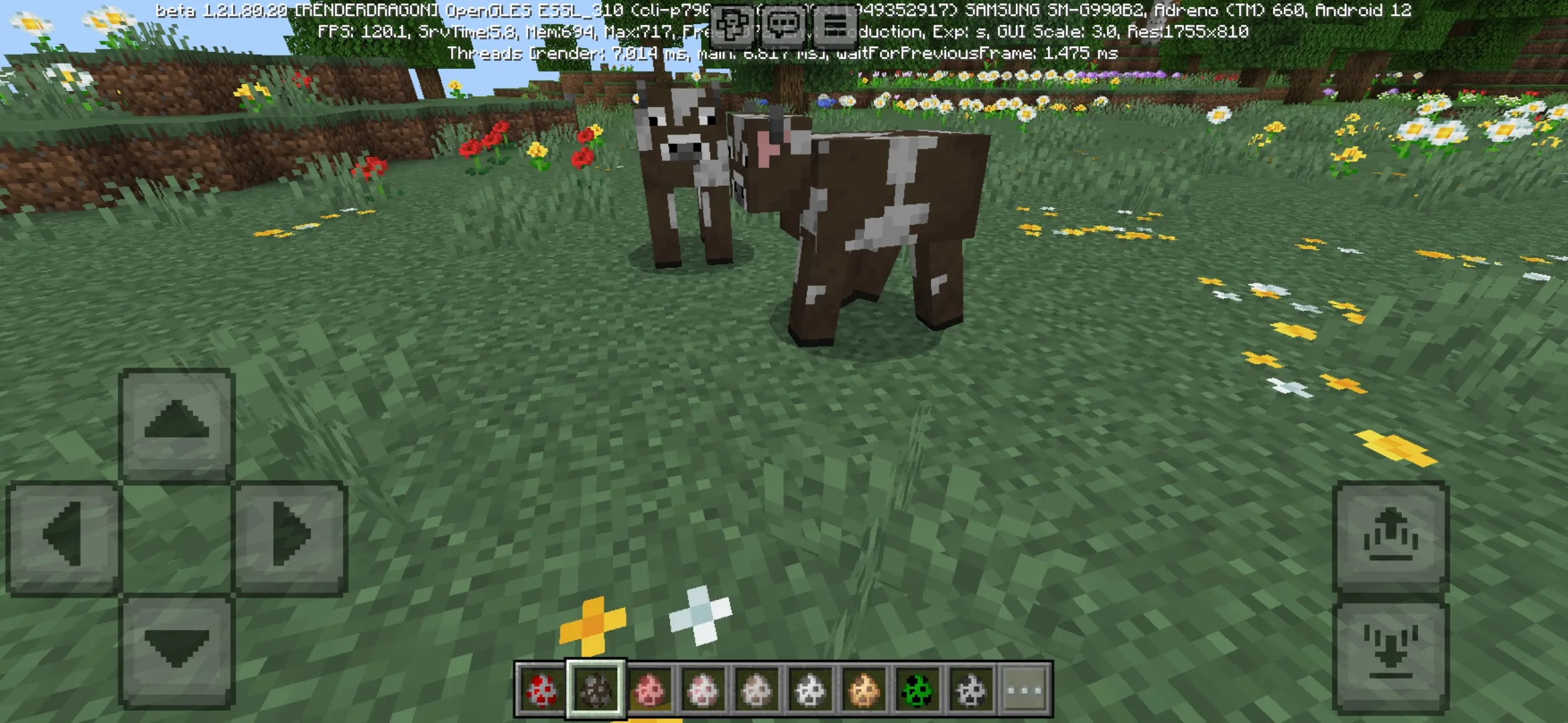 Cows from Fresh Animations Texture Pack for Minecraft PE