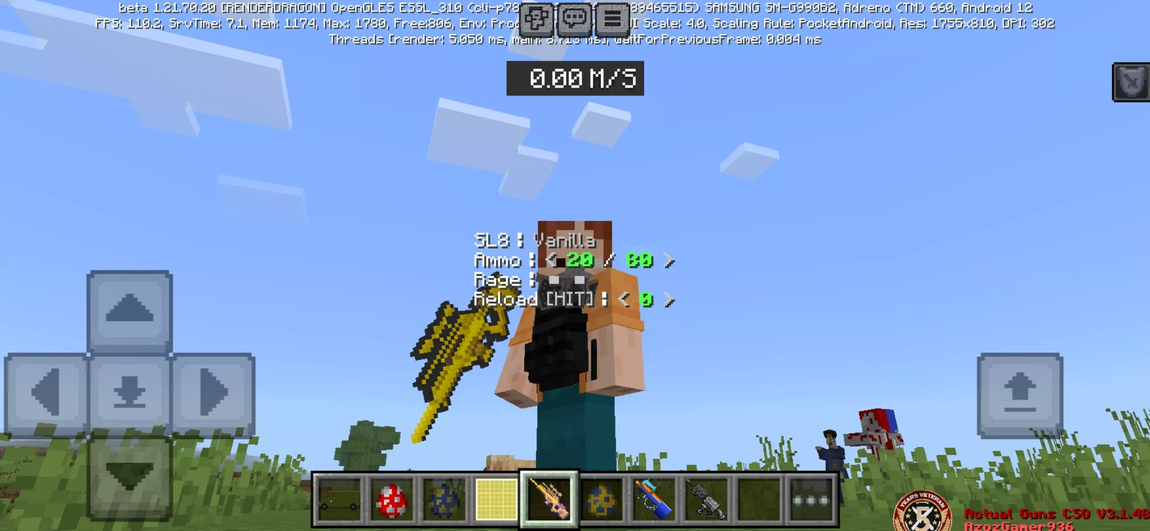 Gun Mod for Minecraft PE