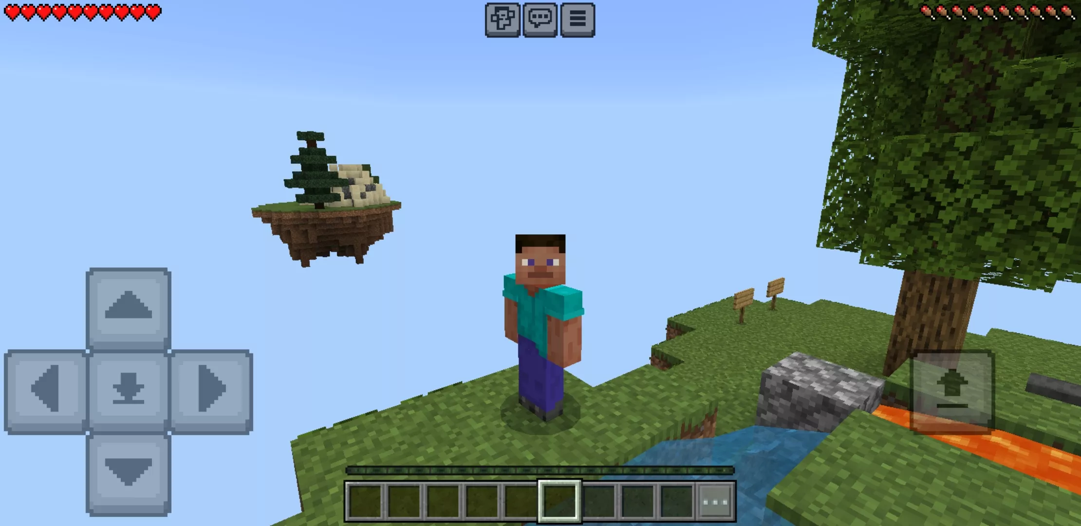 Islands from One Block Map for Minecraft PE