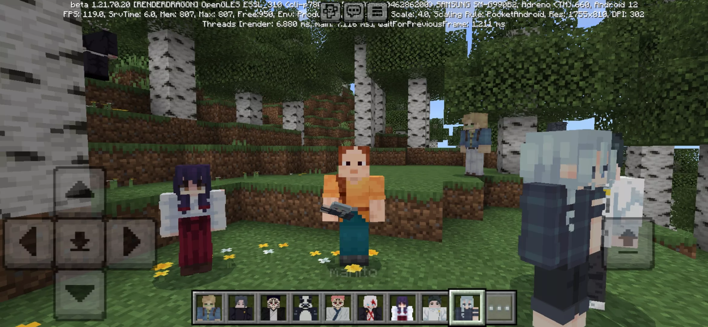 Jujutsu Collection Mod for Minecraft PE