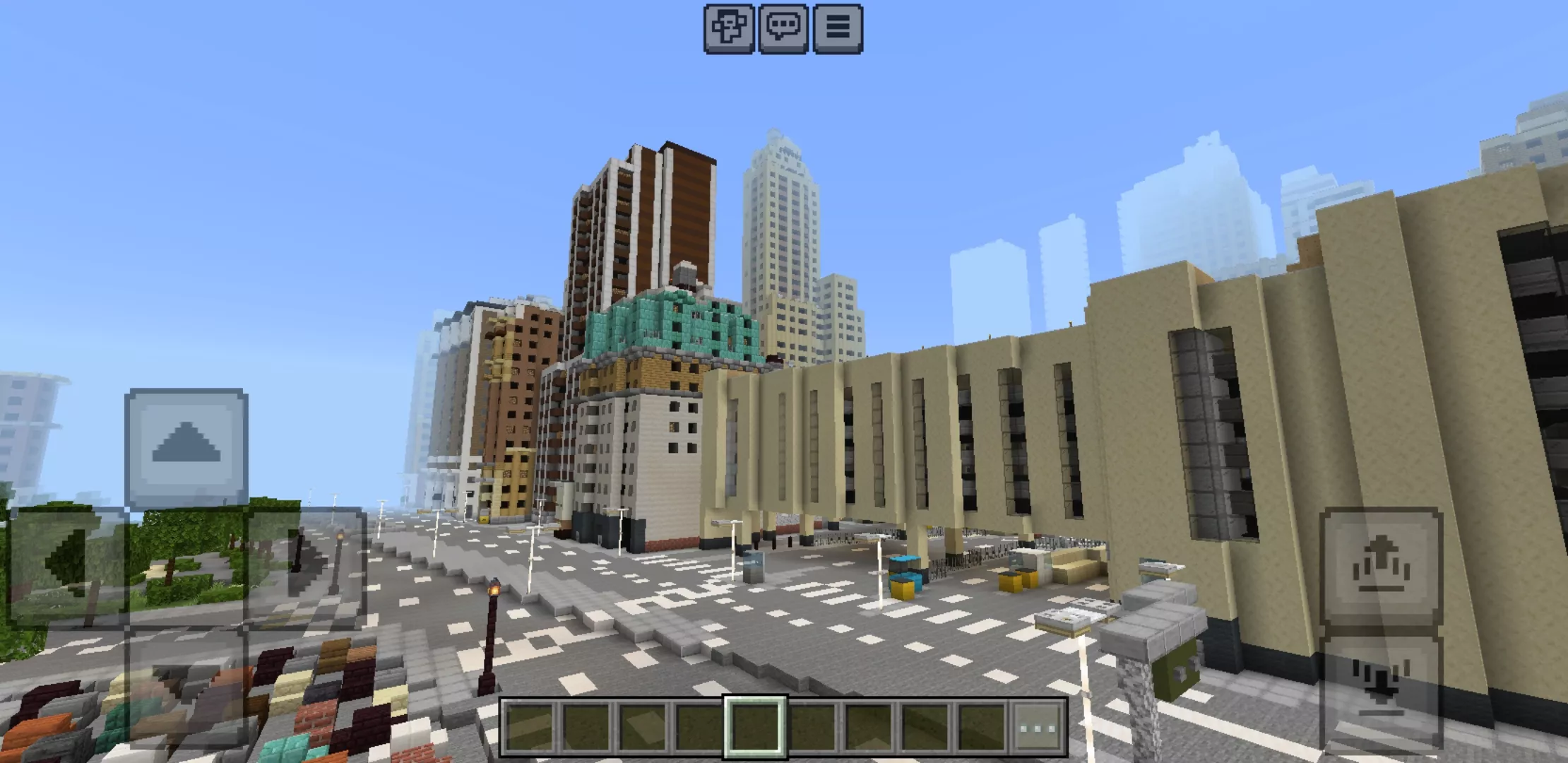 Manhattan from New York Map for Minecraft PE