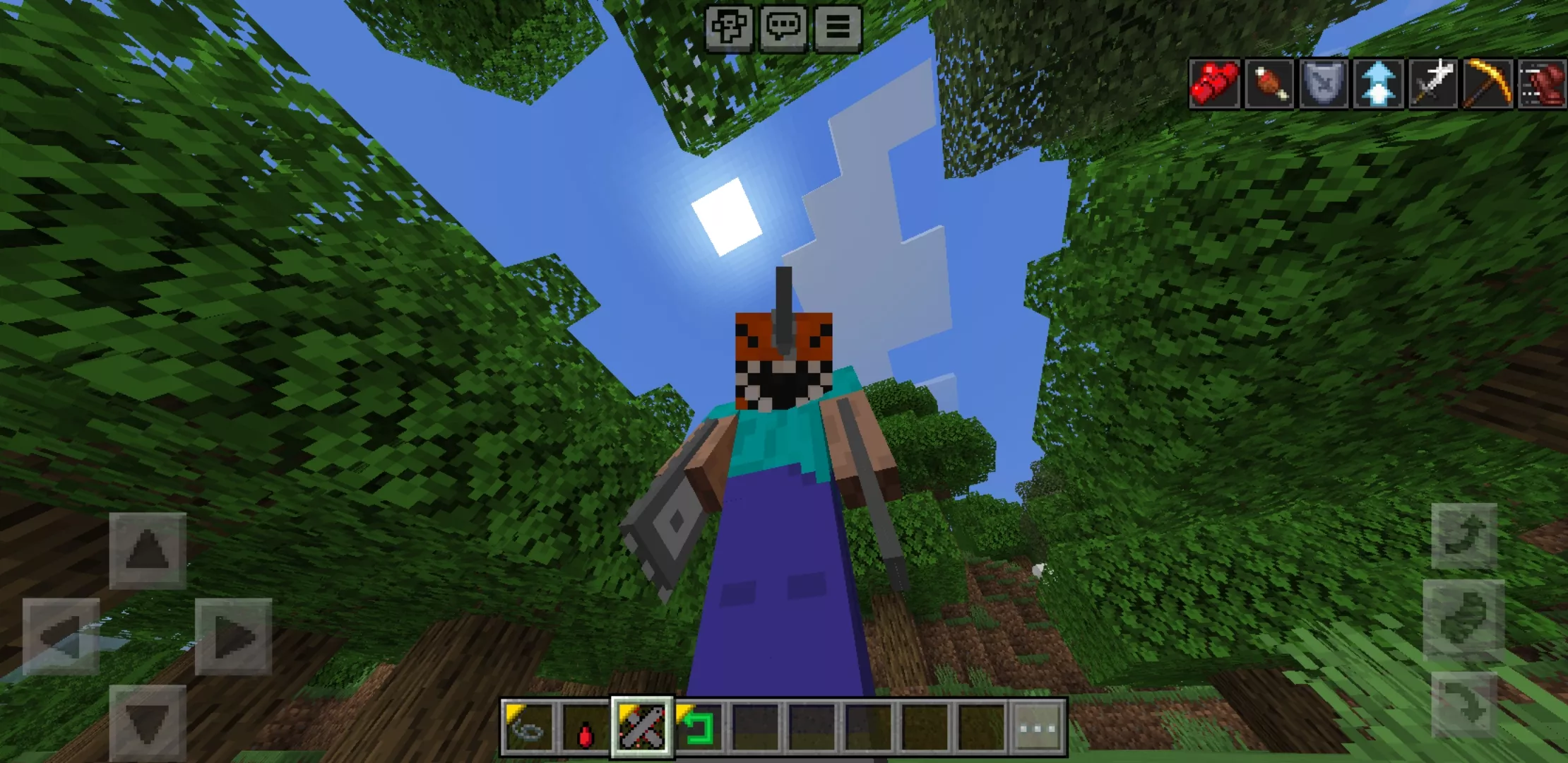 Options from Chainsaw Man Mod for Minecraft PE
