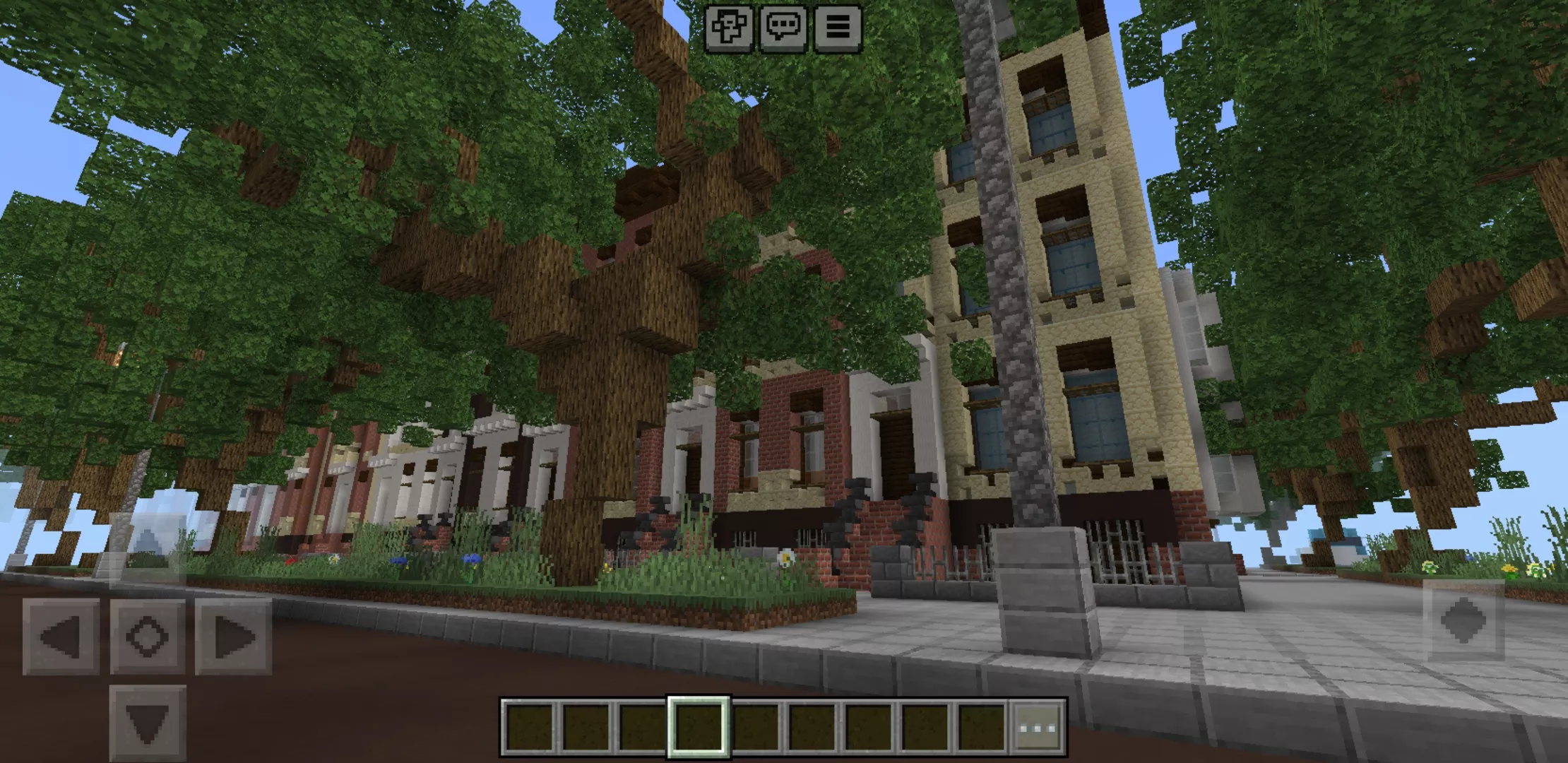 Street from New York Map for Minecraft PE