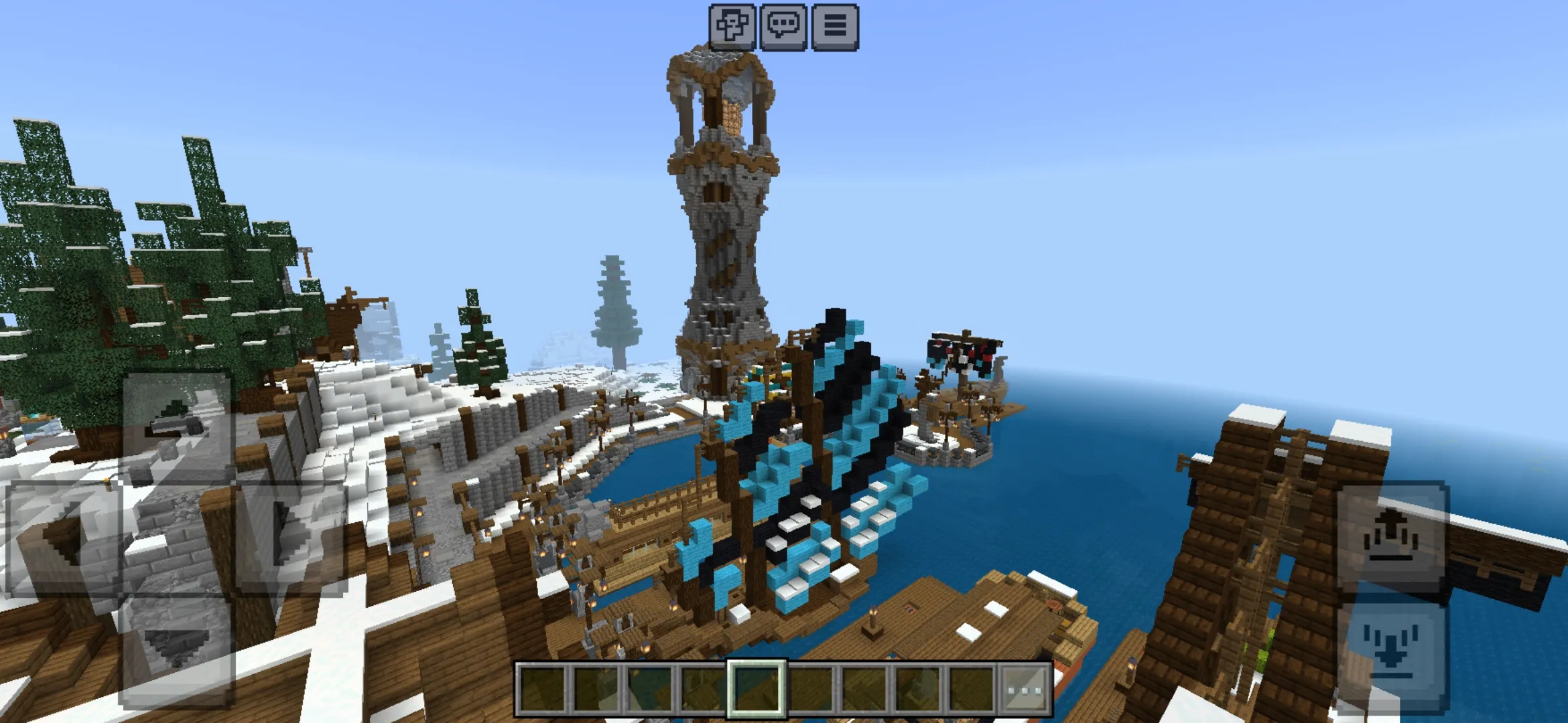 Tower from Medieval City Map for Minecraft PE