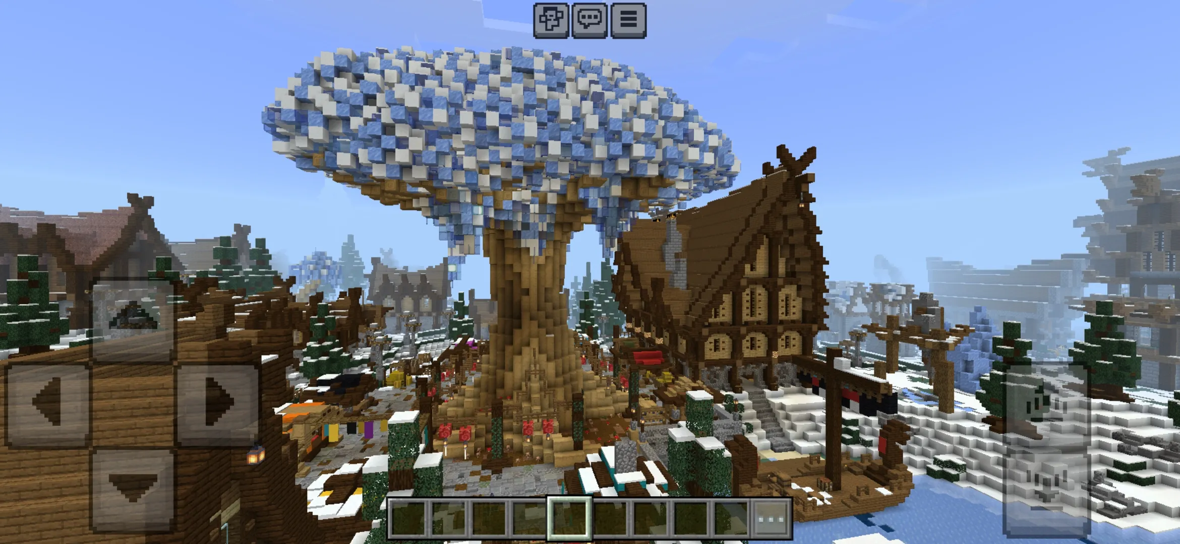 Tree from Medieval City Map for Minecraft PE