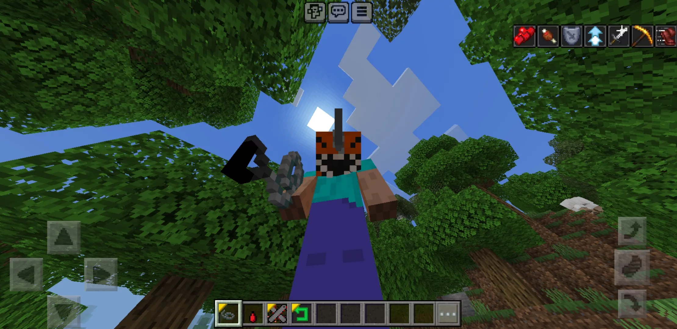 Weapon from Chainsaw Man Mod for Minecraft PE