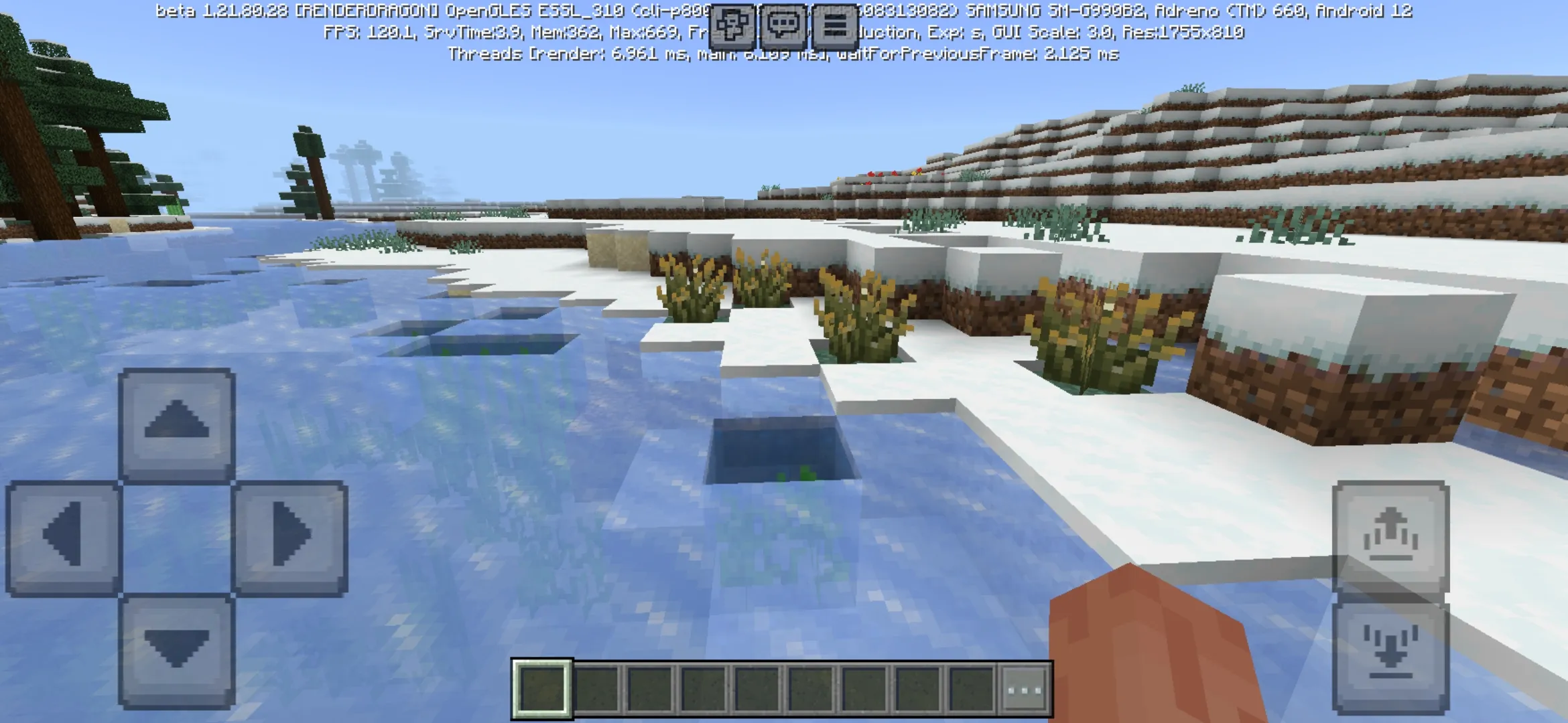 Bushes from Newb Shader for Minecraft PE