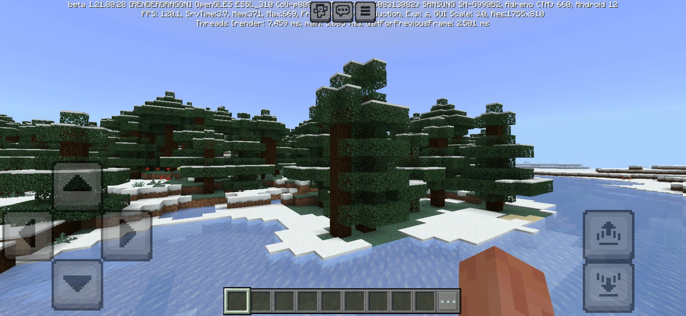 Nature from Newb Shader for Minecraft PE