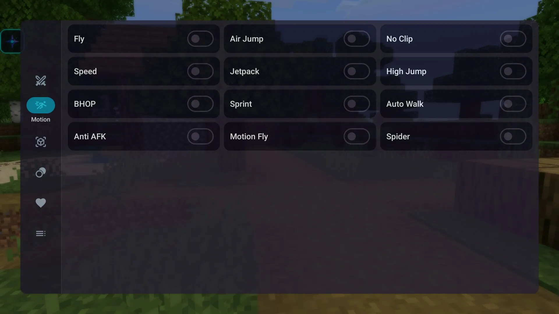 Movement from client nova from Minecraft PE