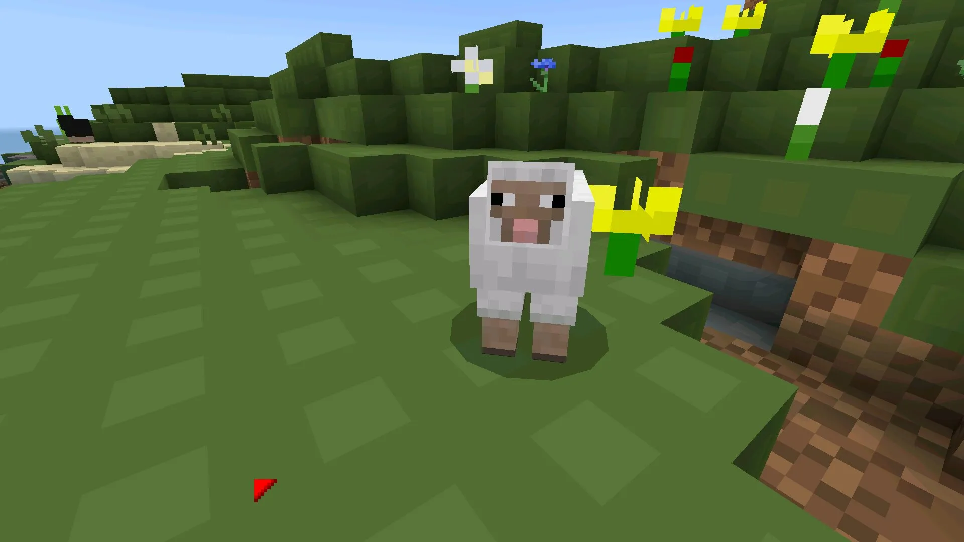 Sheep from client fps from Minecraft PE 1.21
