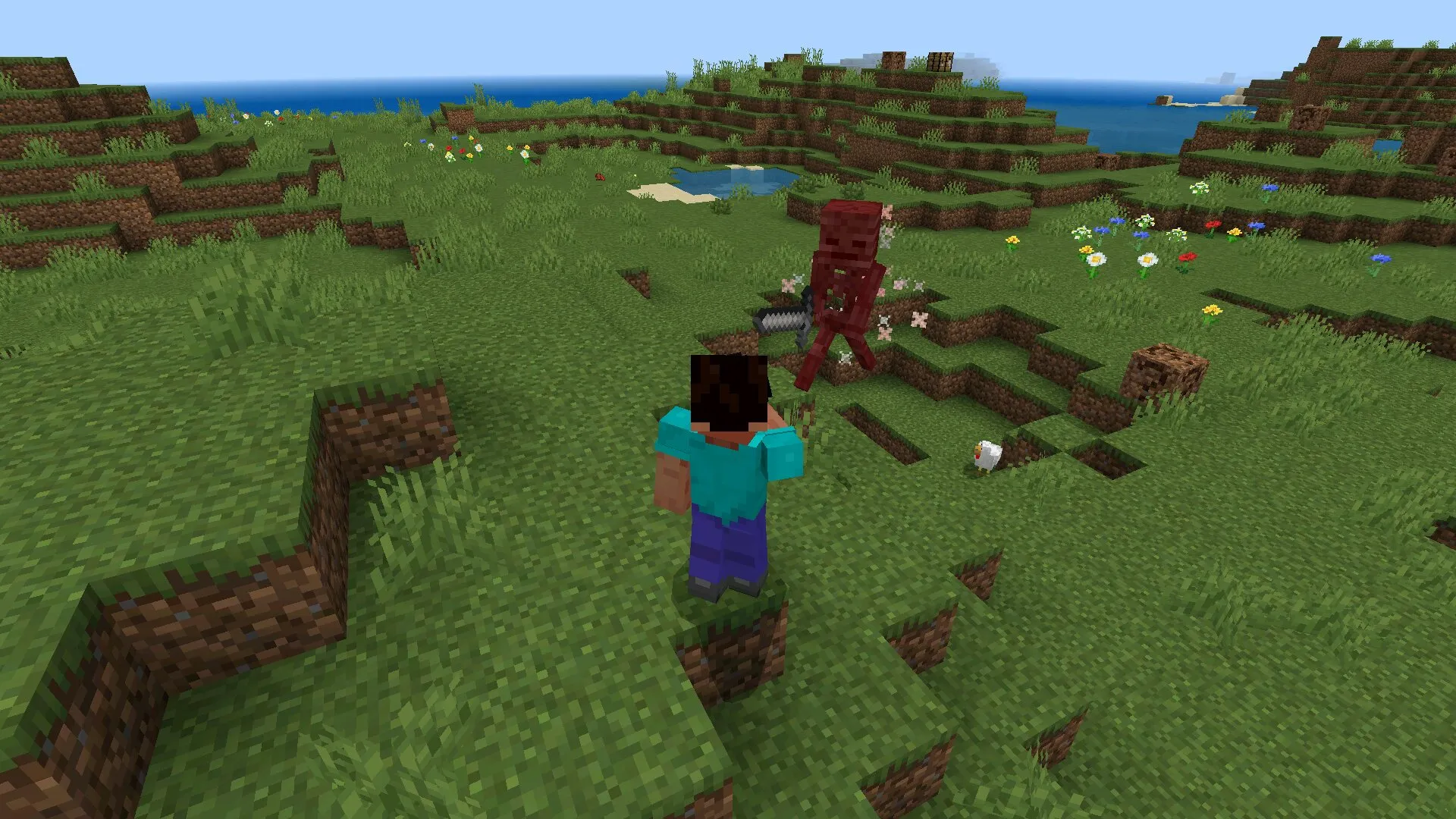 Skeleton from cheat killaura from Minecraft PE 1.21