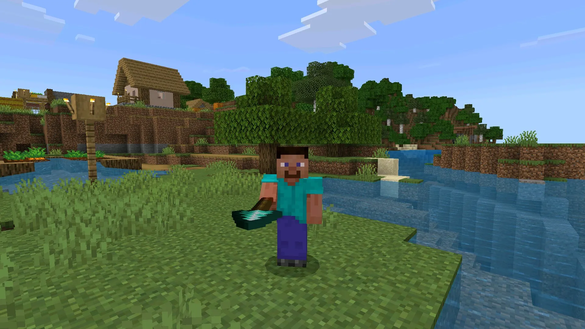 Diamond Spear from Minecraft 1.21.130