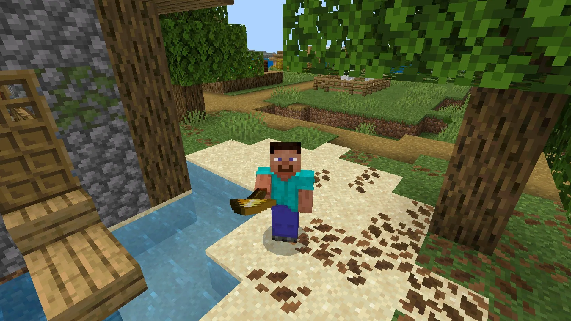 Golden Spear from Minecraft 1.21.130